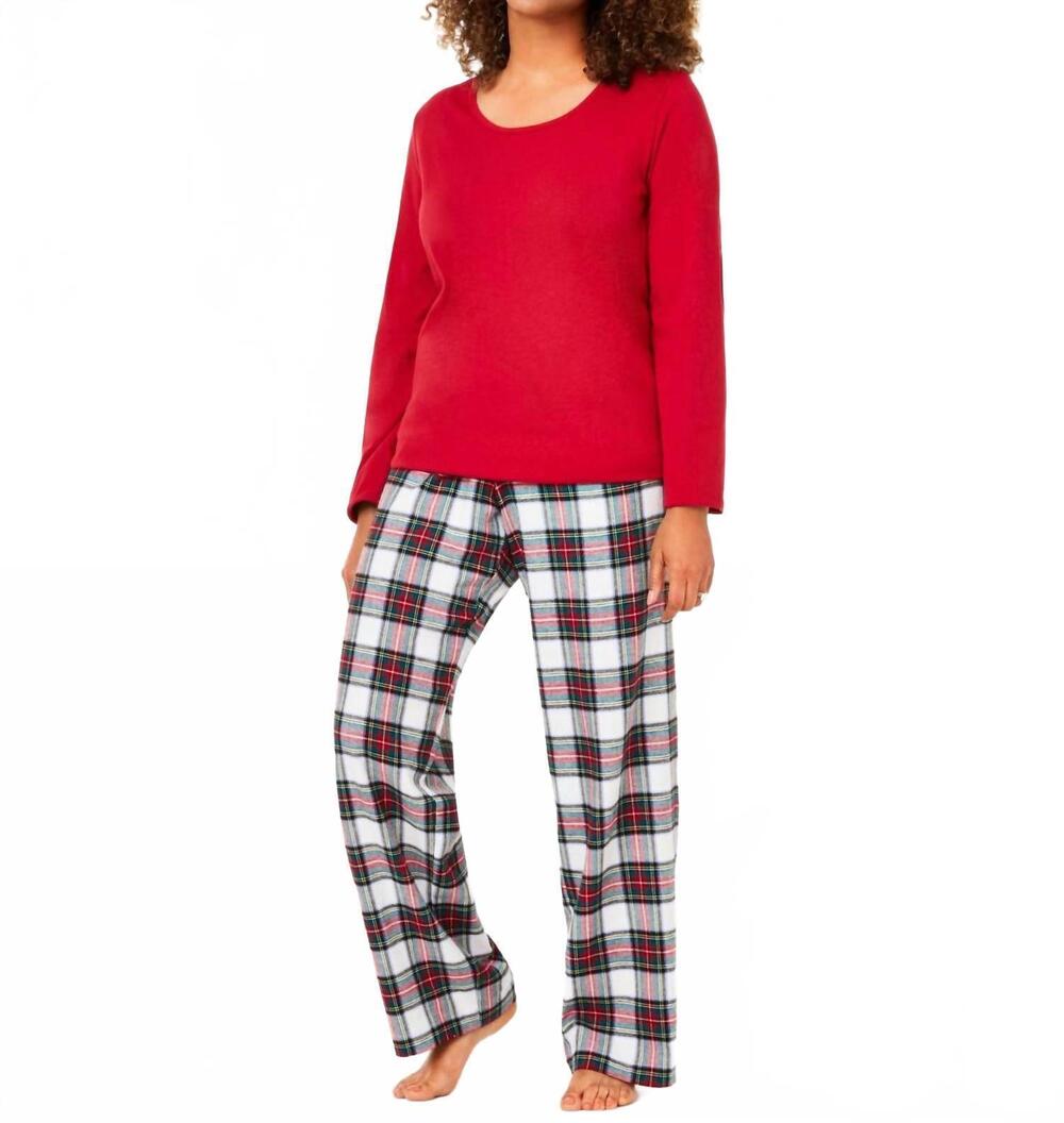 NEW FAMILY PJS matching mix it pajama set in stewart plaid